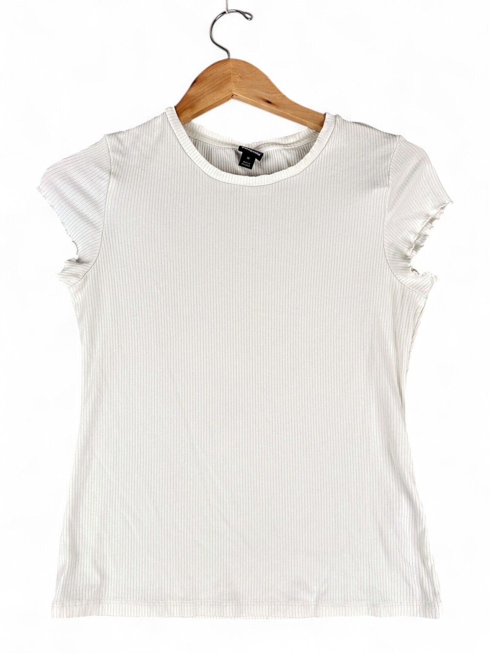 Patagonia Women's Ribbed Lettuce-Edge Tee Size M White